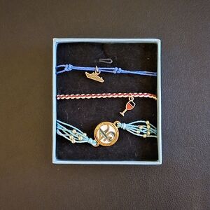 NEW EFFY Royal Caribbean Collectibles Rope Charm Bracelets Set of 3